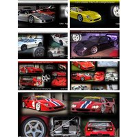 MY64 M64X 1:64 Classic Prancing Horse F40 LM Competizione Resin Car Model