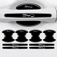 BYD Logo Car Door Handle Protector Anti-Scratch Door Bowl Sticker Auto Exterior Decoration Accessories