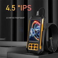 4.5 Inch Screen Industrial Endoscope HD BoreScope Snake Camera Whaterproof Sewer Pipe Drain Inspection Camera 11MM With LED