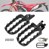 NICECNC Motorcycle Footpeg Wided Footrests for Honda CRF250RX 2019-2025 CRF450X 2005-2025 CRF450RX 2017-2025 CRF250X 2004-2017