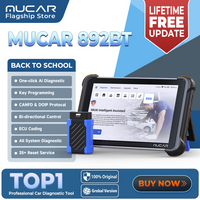 MUCAR 892BT Programmation de clés avec KEY 101 Outil de diagnostic automobile Scanner OBD2 bidirectionnel Codage ECU CANFD DOIP 35 réinitialisations Système complet Mises à jour gratuites à vie