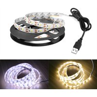 5V USB Led Strip Light SMD 2835 1M 2M 3M 4M 5M White/Warm White Flexible Lighting Ribbon TV Background Tape Home Decor Lamp image 4