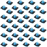 Clip Molding Clip With Sealer 14mm Stem Diameter 40PCS 87756-1F000 Blue Body Side Plastic Body Moldings & Trims