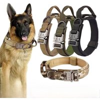 Dog Traction Tactical Collar Outdoor Neck Ring Thickened Large Dogs Can Hold Dog Neck Cover dog collar