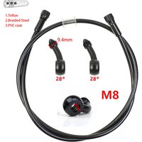 Universal M8 Banjo screw Motorcycle Hydraulic Brake Clutch Line Hose Tube for Dirt Bike ATV Moped Scooter Cub Quad UTV Go Kart