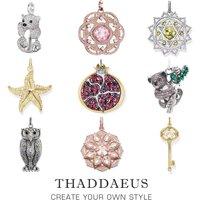 Pendant Pomegranate Bear Flower Starfish Koala Key Owl Lotus Ornament Brand New Fashion Jewelry Europe Gift For Woman