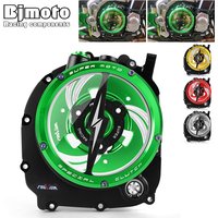 CNC Engine Racing Clear Clutch Cover For Kawasaki Z900RS ZR900 Z900 2017 2018 2019 2020 2021 2022 2023 2024 2025 2026