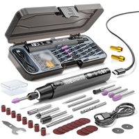 Electric Mini Engraving Pen Cordless Rotary Tool With LED Display Complete Kit For DIY Engraving Polishing Drilling Home Use