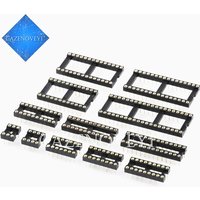10piece Round Hole IC socket Connector DIP 6 8 14 16 18 20 24 28 32 40 pin Sockets DIP6 DIP8 DIP14 DIP16 DIP18 DIP20 DIP28 DIP40