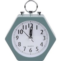 Desktop Alarm Clock Simple Modern Style Small Portable Silent Soft Wake Up Alarm Clock for Home Bedroom Study Room Office