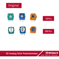 50/100pcs 3PIN Potentiometer Sensor Module Original For PS5 Gamepad 3D Analog Stick Joystick Potentiometer For PS5 Controller