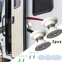 Two silicone magnetic door stops, suitable for RV, trailer, camper van - uncharged luggage door stops, used for safe and quiet R