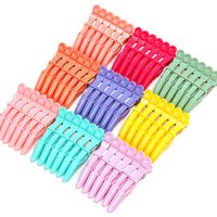 6Pcs Colorful Alligator Hair Grip Hairdressing Clips Bangs Hair Clip Clamps Hairdressing Salon Styling Hair Accessories Hairpins