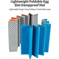 330g Lightweight Egg Crate Foam Sleeping Pad Portable Foldable Camping Mat for Moisture Proof Insulation for Hiking Backpacking