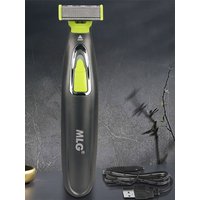 MLG Electric Shaver For Men and Women Portable Full Body Trimmer USB T Shaped Blade Razor For Beard Armpit For Washable