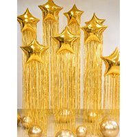 6pcs Disco Shooting Star Balloon Kit — Perfect for Birthday Parties, Weddings, New Year's Decorations, and Bachelorette Parties