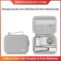 XFJI Hard Shell Handbag EVA Drop-resistant Storage Bag Case for VIVO X300 Ultra(400mm G2 Ultra) Teleconverter Photographer's Kit