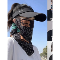 AliExpress WRELS Ice Silk Sunscreen Face Mask Hip Hop Fashion Sunshade Hiking Travel Face Cover Summer Breathable Cycling Motocycle Riding Mask
