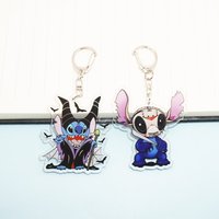 1pc Fun and quirky Disney Stitch bag charm/keychain; cute cartoon design; unisex; perfect as a gift for friends.