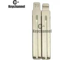 Keychannel 10PCS 77# KD Blade TOY48 Folding Fob Blank Car Key Flip Blade for KEYDIY KD VVDI Xhorse for Kia Hyundai Elantra Lexus