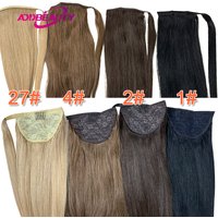 Ponytail Human Hair Straight Brazilian Drawstring Ponytail Remy Human Hair for Women 60g 80g 100g 120g Clip in Hair Extensions