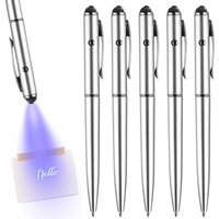 5PCS Portable Banknotes Detector Pen Counterfeit Fake Forged Money Bank Note Checker Detector Tester