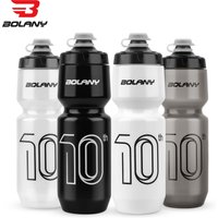 BOLANY 750ML Sports Bottle 10th Rubber Transparent Plastic with lid Bottles Portable Squeeze Drinking Outdoor Cycling Kettle