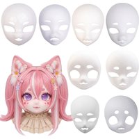New 3D Cosplay Kigurumi Base Beast Skull Mask DIY Animal Fursuit Head Base Plastic Fursuit Mask Anime Party