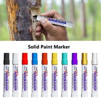 Solid Paint Pen High Temperature Resistant Oil-based Ink Marker Pen Waterproof Solid Paint Marker