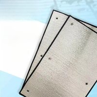 Adjustable Aluminum Foil Sunshade Washer Lid Balcony Curtain behind Blocking Curtain Light Shielding Aluminum Film Home Textile