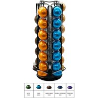 Vertuoline 35 Pcs Rotatable Coffee Capsules Holder Rack Holds Coffee Pods Easy Access For Nespresso Vertuo Carousel Holder