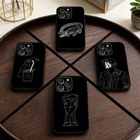 Catfish And Bottlemens Phone Case For iPhone 17,16,15,14,13,12,11 Plus,Pro Max,XS,Soft Silicone Black Cover