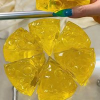 Squishy Honey Cheese Square Fidgets Toys Super Soft Mochi Cheese Squeeze Toy Funny Anti-stress Sensory Toy for Adults