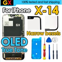180daysWarranty GX OLED For iPhone X 13 11 12 Pro 12Pro Max Screen Replacement Display Digitizer Assembly For iPhone 14 Plus LCD