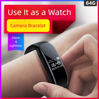 Mini Camera 1080P HD DV Small Cam Audio Voice Video Recorder Bracelet Micro Camcorder Wristband Support Hidden TF Card