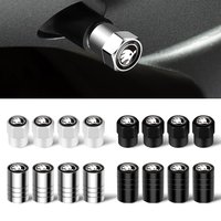 4pcs Metal Car Styling Wheel Tire Valve Air Stem Cap Covers For Skoda S Skoda Kodiaq Fabia Kamiq Karoq Octavia A5 A7 Rapid Scala