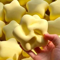 Squishy Toy Stress Release Toys *Kawaii Star Squeeze Toy Cute Flower Slow Rebound Wet Soft Suction Finger Pinch Decompression