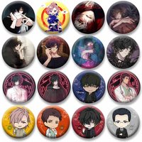 Towa Rei Izumi Kei Madarame Brooch Anime Game S-Slow D-Damage Enamel Pins Cartoon Round Badge Backpack Clothes Hat Jewelry Gifts