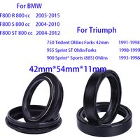 42x54x11 42 54 Motorcycle Front Fork Dust Oil Seal for BMW F 800 R S ST for Triumph 750 Trident Ohlins Forks 900 955 Sprint ST
