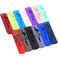 Silicone Remote Control Cover for Amazon Fire TV Stick 4K 2018/Fire TV Stick 4K Protective Cover with Lanyard
