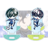 Blue Lock Itoshi Rin 10cm Acrylic Stand Keychain Double Sided Bag Charm Pendant Fans Birthday Present