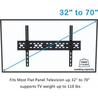 BEISHI LED LCD TV Wall Mount Bracket 32-70 Inch Universal Tilted Adjustable TV Stand Holder Max Load 40KG VESA 600x400mm