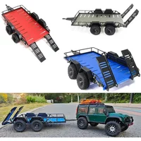 1:18 metal remote control car trailer cargo carrier, suitable for TRX4M SCX24 FCX24 1/18 remote control car upgrade parts