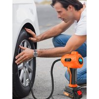AliExpress BRIEFNESS Cordless Air Compressor Electric Tyre Inflator 21V 180PSI Air Pump for Bicycle Car Motorcycle With Digital Led