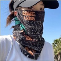 AliExpress NONE Summer UV Protection Face Neck Mask Breathable Sunscreen Ear Hanging Bandana Men Women Outdoor Cycling Scarf