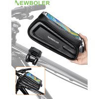 AliExpress NEWBOLER Bicycle Bag 7.2Inch Quick Release Phone Bag Waterproof Front Frame Cycling Bag Sensitive Touch Screen MTB Road Bike Bag