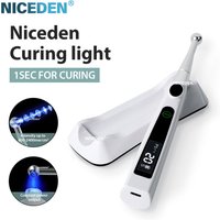 Dental 1 Second Curing Light Long-lasting Battery Life 360° Rotating Light Source Lamp Light 800-2400mw/cm² focusing drop-resist