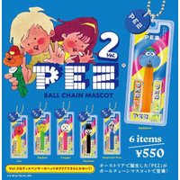 Kenelephant Japanese Mini Pez Candy Dispenser Miniature Keychain Pendant Gashapon Collectible Bag Hanging Decorative Ornament