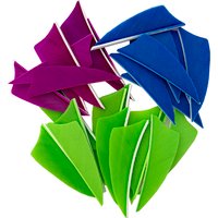 50Pcs 2Inch IBOUNFOX Arrow Fletching Turkey Feathers for Archery Arrows Vanes Right Wings DIY Archery Accessories