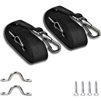 Corrosion Resistant Adjustable Bimini Boat Top Strap with Hook Canopy Canoe Boat Awning Webbing Strap Weatherproof